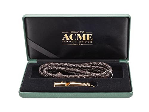 ACME Hundepfeife No. 212 in edlem Sterlingsilber | Persönliche Gravur möglich | Tolle Geschenkidee (Sterling Gelbgold plattiert, ohne Gravur) von ACME