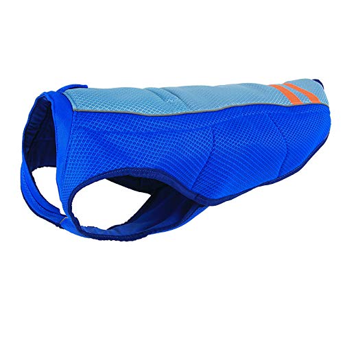 Kühljacke Hund ACMEDE Sommer Kühlweste für Hunde Mittlere und Groß Hundekühlweste, Dog Cooling Vest Jacket Dog, Kühljacke für Hunde, für Aktivitäten draußen, Wandern, Training (Blau, M) von ACMEDE