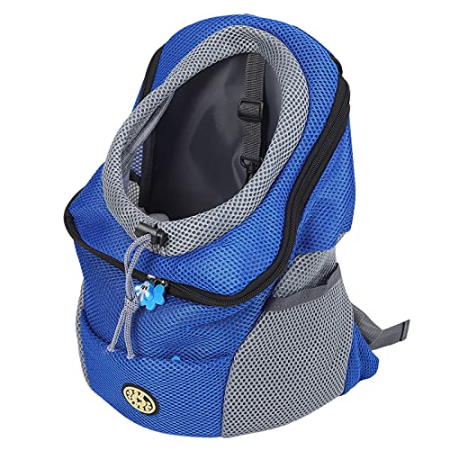 Katzen-Rucksackträger, Haustier-Rucksack, Reisetasche, Hunde-Rucksack, Katzen-Rucksack mit Reißverschluss-Design für Haustier-Kommunikation und Interaktion (Blue) von ACOGEDO