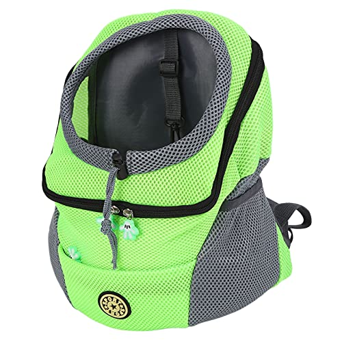 Katzen-Rucksackträger, Haustier-Rucksack, Reisetasche, Hunde-Rucksack, Katzen-Rucksack mit Reißverschluss-Design für Haustier-Kommunikation und Interaktion (Green) von ACOGEDO