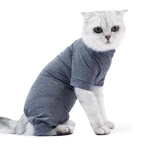 Katzenkleidung, Leichter, Bequemer Pullover für Katzen, Katzenjacke mit Ärmeln für Welpen, Kätzchen, Kleine Mittelgroße Hunde und Katzen (Klein) von ACOGEDO