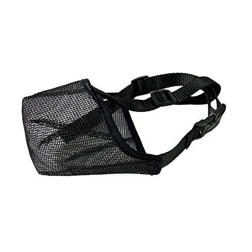 Hundemaulkorb Soft Mesh Hundemaulkorb Mit Verstellbarem Riemen Zum Beißen Kauen Bellen Training,S von ACSUZ