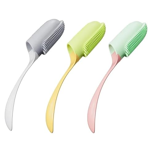 AD-BCrbgen Hundezahnbürste, Katzenzahnbürste, effektive Haustierzahnbürste for optimale Zahnpflege, Sorgen Sie for die Zahnhygiene Ihres Haustieres(A 3pcs Set) von AD-BCrbgen