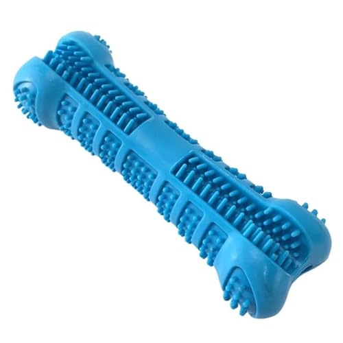 AD-BCrbgen Hundezahnbürste, Katzenzahnbürste, effektive Haustierzahnbürste for optimale Zahnpflege, Sorgen Sie for die Zahnhygiene Ihres Haustieres(Blue M 10.5X3.7CM) von AD-BCrbgen