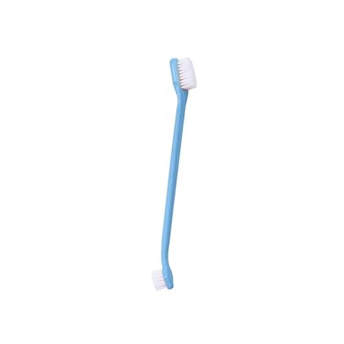 AD-BCrbgen Hundezahnbürste, Katzenzahnbürste, effektive Haustierzahnbürste for optimale Zahnpflege, Sorgen Sie for die Zahnhygiene Ihres Haustieres(Light Blue S,1pc) von AD-BCrbgen