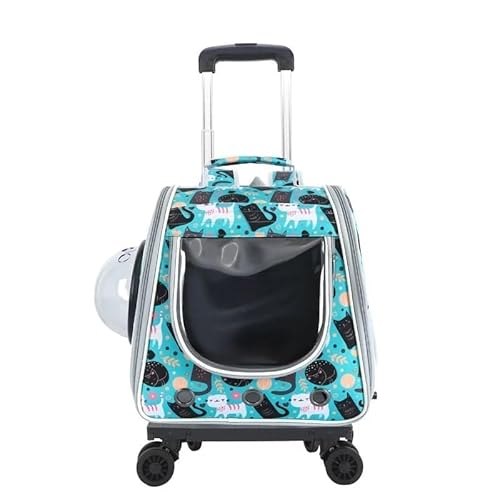 Haustier-Buggy for kleine Miniaturhunde und -katzen. Faltbarer Reisewagen mit Rädern. Leicht zu manövrieren und zu verstauen. Geeignet for verschiedene kleine Haustiere. Ideal for Spazierengehen und R von AD-BCrbgen