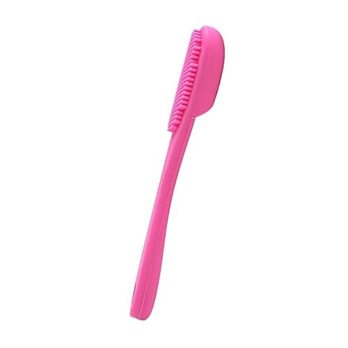 AD-BCrbgen Hundezahnbürste, Katzenzahnbürste, effektive Haustierzahnbürste for optimale Zahnpflege, Sorgen Sie for die Zahnhygiene Ihres Haustieres(Fuchsia) von AD-BCrbgen