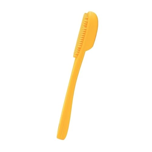 AD-BCrbgen Hundezahnbürste, Katzenzahnbürste, effektive Haustierzahnbürste for optimale Zahnpflege, Sorgen Sie for die Zahnhygiene Ihres Haustieres(Yellow) von AD-BCrbgen