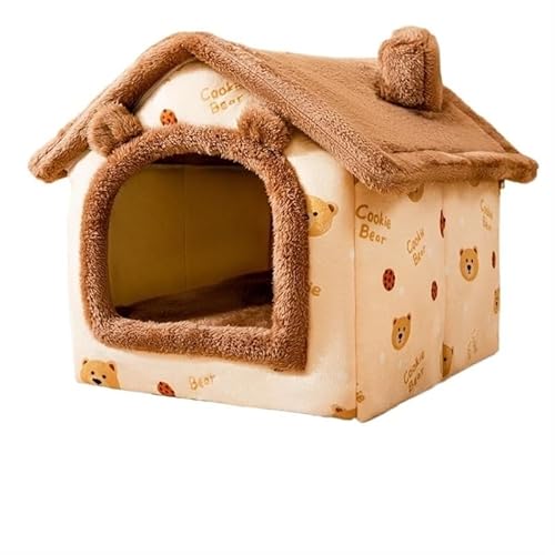 Tragbare Hundehütte, Haustierzaun-Schlupfhütte for Haustiere, Welpen, Kätzchen, Kaninchen, Haustierkiste for den Innenbereich, Katzenkäfige for den Innenbereich(B,M) von AD-BCrbgen