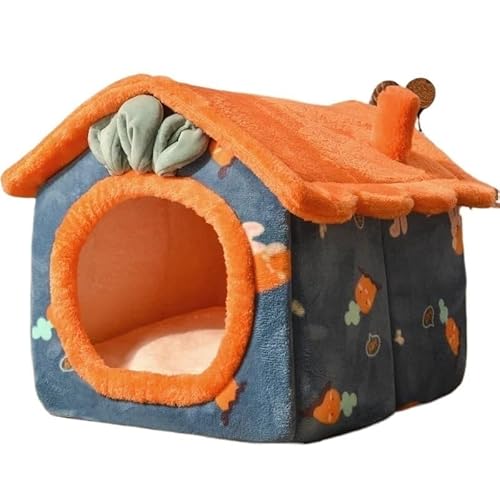 Tragbare Hundehütte, Haustierzaun-Schlupfhütte for Haustiere, Welpen, Kätzchen, Kaninchen, Haustierkiste for den Innenbereich, Katzenkäfige for den Innenbereich(B Blanket,L) von AD-BCrbgen