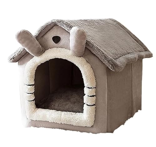 Tragbare Hundehütte, Haustierzaun-Schlupfhütte for Haustiere, Welpen, Kätzchen, Kaninchen, Haustierkiste for den Innenbereich, Katzenkäfige for den Innenbereich(L) von AD-BCrbgen