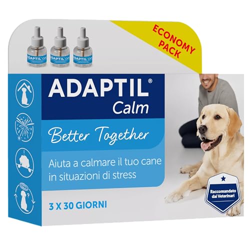 Adaptil Calm Sparpack mit 3 Nachfüllpackungen für 90 Tage – Anti-Stress für Hunde von ADAPTIL