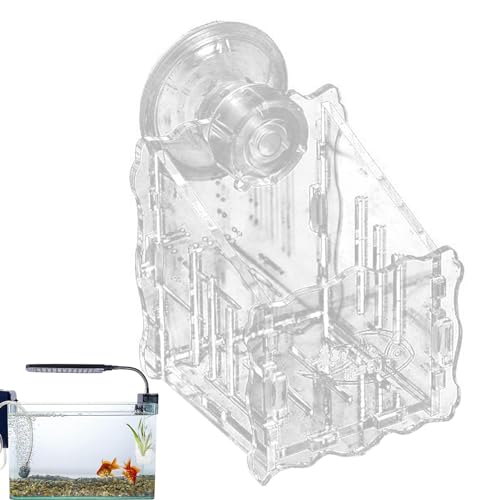 ADERN Aquarium-Saugnäpfe, Aquarium-Pflanztöpfe - Aquarium Pflanzenhalter Wasserpflanzenbecher,Pflanztopf mit Saugnapf für sichere Platzierung, Aquarium-Pflanztopf für Aquarium-Aquarien von ADERN