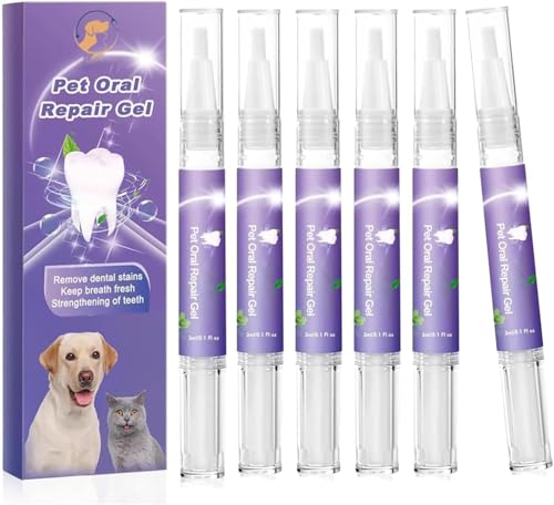 ADFUGE Muzzleglow Pet Oral Repair Gel, Petdentify Pet Oral Repair Gel, Inspirationp Pet Oral Repair Gel, Glasgowmu Pet Oral Repair Gel, Equipmentp Pet Oral Repair Gel, Pet Oral Repair Gel Pen (6pcs) von ADFUGE