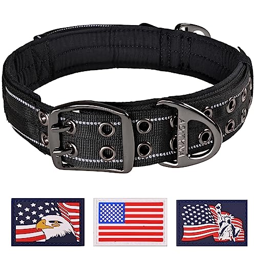 ADITYNA Riesiges Hundehalsband, verstellbar, XXXL, 76,2 bis 91,4 cm, exklusiv für XXL-Hunderassen wie Mastiff, Kangal, Bernhardiner – robustes Halsband mit Griff von ADITYNA