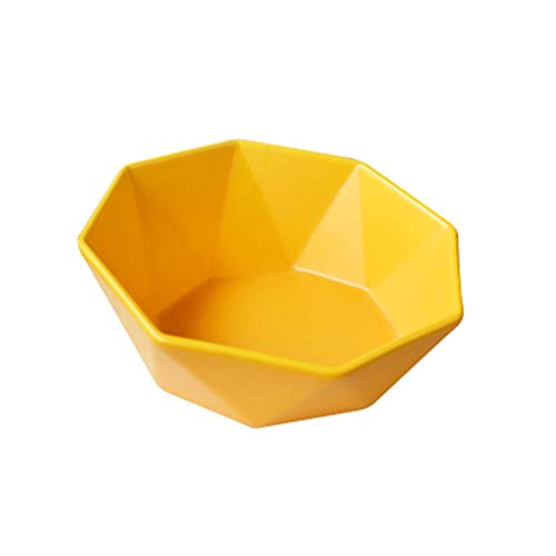 ADJAN Katzennapf Keramik Schöne Bowl for Katzen-Hundeschutz Keramik Halswirbel Raised Haustier-Welpen-Kätzchen-Teller Schüsseln Essen und Trinken Getränke Stehen Wasser-Zufuhr (Color : 5) von ADJAN