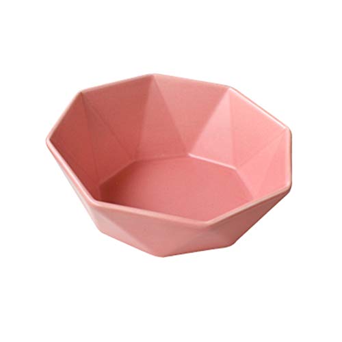 ADJAN Katzennapf Keramik Schöne Bowl for Katzen-Hundeschutz Keramik Halswirbel Raised Haustier-Welpen-Kätzchen-Teller Schüsseln Essen und Trinken Getränke Stehen Wasser-Zufuhr (Color : 6) von ADJAN