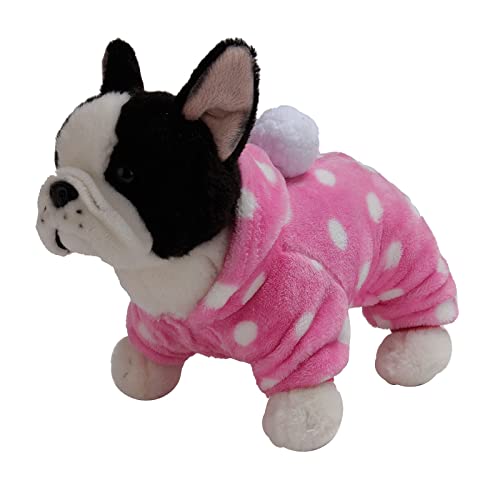 2023 Herbst und Winter Eleganz Y*2K Hund Flanell Kleidung Pet Herbst Kapuze Winter Katze und Kleidung für Haustiere Katze (Pink, XXL) von ADMAY