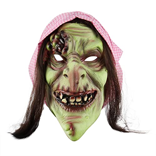 Gruselige Halloween Horror 2023 Y.2.K Halloween Facemark Kopfbedeckung Zwang Lustige Kopfbedeckungen Eye Headwear Party Dress Up Seltsame Dinge für Hunde (A, One Size) von ADMAY