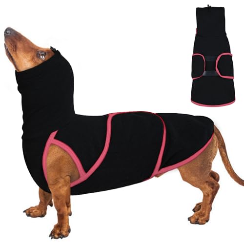 Hundemantel für italienische Windhunde, mit verstellbaren Bändern, gemütlicher Pullover, Rollkragen, gemütlich, weiches Hemd, Weste, stilvolle Outdoor-Hundebekleidung für kleine, mittelgroße und große von ADNIKIA