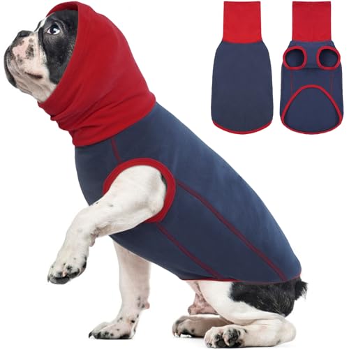 Hundepullover, Fleece-Weste, dehnbarer Pullover, weiches Hunde-Sweatshirt, leichtes Rollkragen-T-Shirt, Pullover, Hunde-Pyjama, stilvolle Haustier-Outfits, warmer Hunde-Wintermantel für kleine, von ADNIKIA