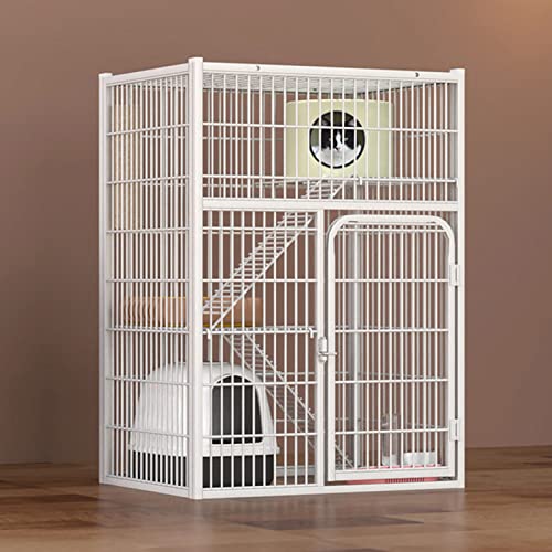 AEGCAOJH Katzenkäfige für den Innenbereich, Käfig für den Innenbereich, Katzengehege für den Außenbereich, Katzenkiste aus Metall, Frettchenkäfig mit Türen, Rampenleitern, geeignet für Fret AEGCAOJH Katzenkäfige für den Innenbereich, Käfig für den Innenbereich, Katzengehege für den Außenbereich, Katzenkiste aus Metall, Frettchenkäfig mit Türen, Rampenleitern, geeignet für Fret von AEGCAOJH