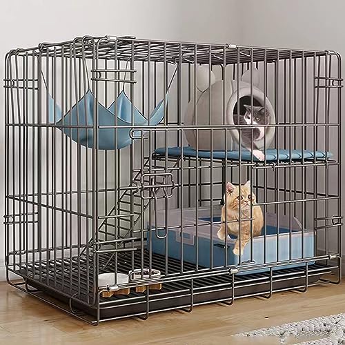 Großer Katzenkäfig für den Innenbereich, faltbar, doppelschichtiger Katzenzaun, Hundekäfig, Meerschweinchenkäfig, Frettchenkäfig, Trainingsraum für Haustiere, ideal für Kleintiere, von AEGCAOJH