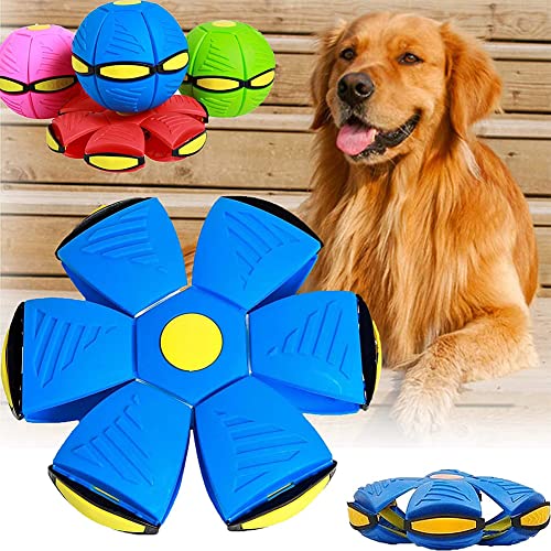 AEHO Pet Toy Flying Saucer Ball, Frisbee Ball, Hund Spielzeug, Haustier Spielzeug Frisbee Ball, Haustier Frisbee Ball, Hund Frisbee Ball,Blau,3 Lights von AEHO