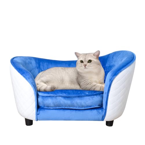 AFBKSS&BB Bequemes Haustier-Sofa aus Samt für kleine Katzen – bequem und stilvoll von AFBKSS&BB