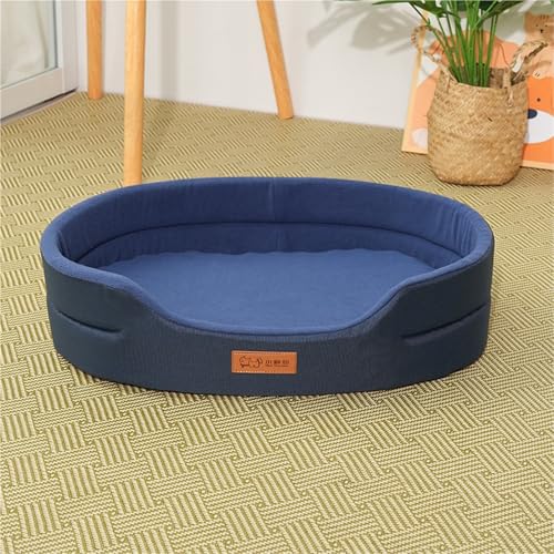 AFIONA 45X27X6 Zoll Orthopädisches, Wasserdichtes Hundebett mit Erhöhtem Geländer, Wasserfester Katzenbettauskleidung, Lichtbeständiger Haustiergrube mit Tierhaarentferner für Hundekäfig, Schlafzimmer von AFIONA