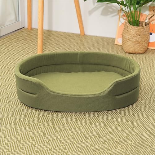 AFIONA Orthopädisches Hundebett für Große Hunde, Hundebox-Matte, Erhöhtes Geländer, Großes Hundecouchbett, 99X55X15Cm, Wasserdichtes Haustierbett mit Tierhaarreiniger für Hunde Bis Zu 45Kg von AFIONA