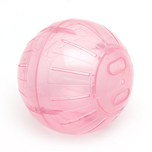 12 cm bunter Laufball, transparenter Hamster-Rate, Kunststoffspielzeug, Kleintiere, Hamsterspielzeug, 12 cm, Joggingball, Hamsterspielzeug für Kinder, Hamster im Haus von AGONEIR