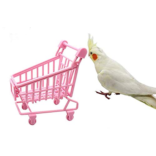 Papageien-Trolley, Knabberspielzeug, Schreibtisch-Dekoration, Ständer, Klettertraining, Vogelschleifkrallen, Kauspielzeug, Papageienspielzeug für große Vögel, Papageienkäfig, Vogelkäfig-Zubehör, von AGONEIR