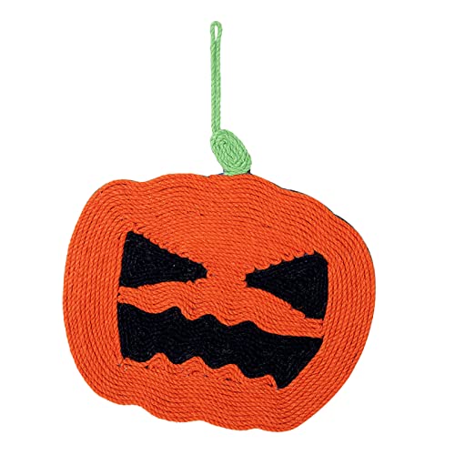 Vertikal/Horizontal für Boden Kratzmatte Teppich Kratzpad zum Schleifen von Krallen Haustierbedarf Sisalseil Halloween Kratzbrett für Wand von AGONEIR