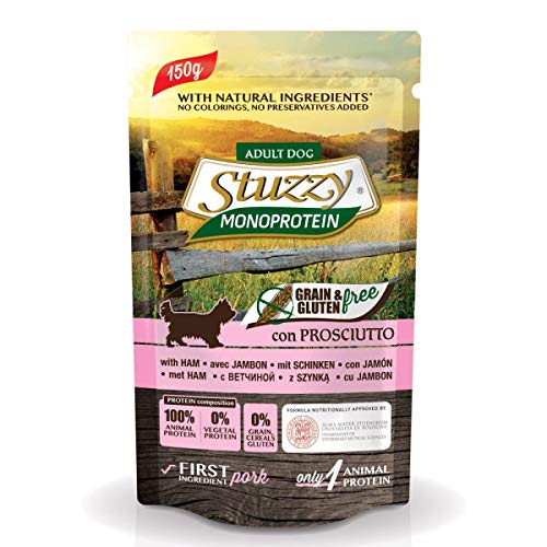 AGRAS DELIC Hundefutter Nassfutter Hund Sasz.150g Monoprotein Schinken / 12 von AGRAS DELIC