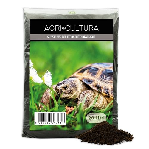 AGRI-CULTURA® | Erde für Bodenschildkröten 20 l | Substrat speziell für Landschildkröten und Terrarien. von AGRI-CULTURA