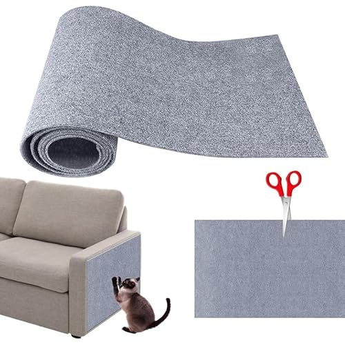 Kratzbrett Katze Selbstklebend Kratzmatte Kratzteppich für Katzen Kratzschutz Sofa Katze DIY Zuschneidbare Katzenkratzmatte Langlebig Schützt Teppiche, Sofas, Möbel von AHSBND