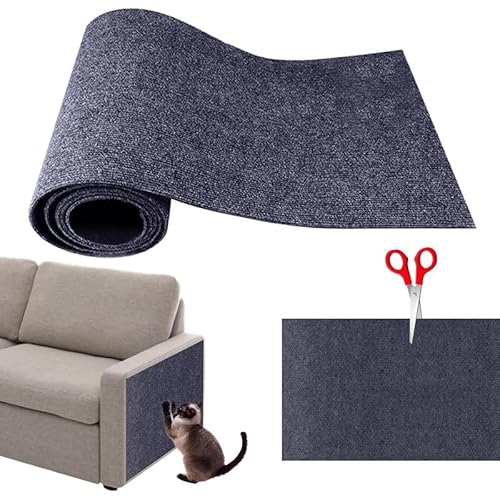 Kratzbrett Katze Selbstklebend Kratzmatte Kratzteppich für Katzen Kratzschutz Sofa Katze DIY Zuschneidbare Katzenkratzmatte Langlebig Schützt Teppiche, Sofas, Möbel von AHSBND