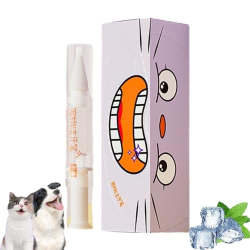 AHYXHY Fammera Pet Toothbrush Pen, Pet Toothbrush Pen for Dogs, Dog Teeth Cleaning Pen, Dog Toothbrush Pen, Dog Tartar Remover for Teeth, Cat/Dog Tooth Whitening & Cleaning Pen (1PCS) von AHYXHY