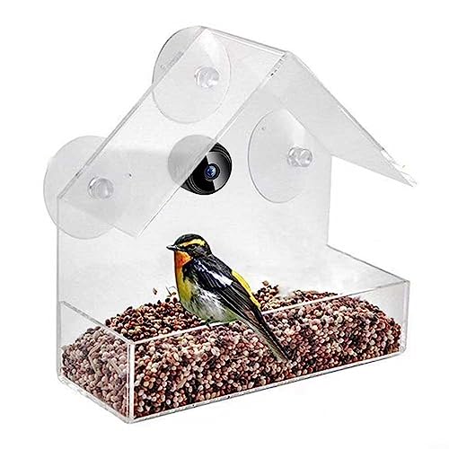 AI- Smart Bird Feeder Kamera, Vogelfutterstation, Vogelfutterstation mit Kamera 1080P Nachtversion Kamera WiFi-Fernverbindung, Identifizieren von Vogelarten, Vogelkasten-Kamera von AIDNTBEO