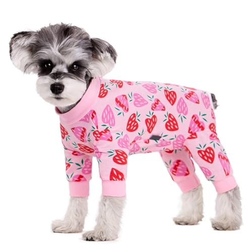 Hunde-Chirurgie-Genesungsanzug, Hunde-Einteiler für Chirurgie, weibliche männliche Hunde, Hunde-Pyjama, langärmelig, Einteiler für kleine Hunde, Bauchwundbandagen, chirurgischer Anzug, von AITOLI