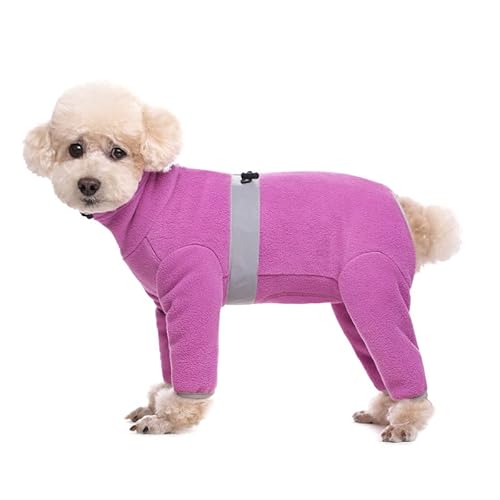 Hundemantel für kleine Hunde, Polar-Fleece-Hunde-Pyjama, Body für kleine und mittelgroße Hunde, Winterjacke, Hundepullover, Hundeweste für kleine Hunde, warme Kleidung für kleine Hunde, warme Kleidung von AITOLI