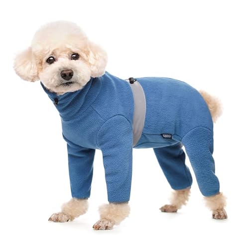 Hundemantel aus Polar-Fleece für kleine und mittelgroße Hunde, Winterjacke, Pullover, Weste, Body, Vierbeiner, warme Kleidung von AITOLI