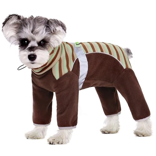 Hundemäntel für kleine Hunde, Warme Polar Fleece Hundejacke, Winter Hundemantel Pullover, Kleine Hunde Winterkleidung, Hund Schneejacke Onesie, Hundeweste für Kleine Mittlere Hunde, Kaltes Wetter von AITOLI