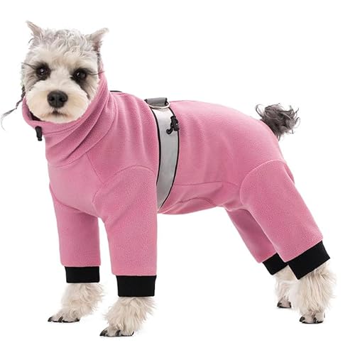 Hundemantel für kleine Hunde, Polar-Fleece-Hunde-Pyjama, Body für kleine und mittelgroße Hunde, Winterjacke, Hundepullover, Hundeweste für kleine Hunde, warme Kleidung für kleine Hunde, warme Kleidung von AITOLI