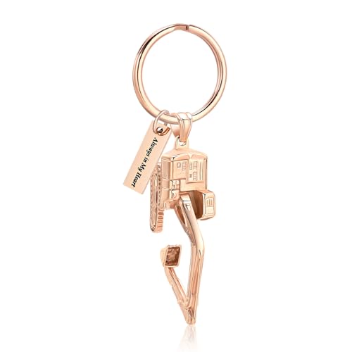AIWENXI Bagger Urne Schlüsselanhänger für Asche für Männer Einäscherungs-Schmuck Urnen-Schlüsselanhänger für Haustiere Asche-Anhänger Schlüsselanhänger von AIWENXI