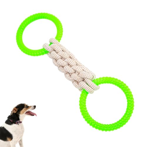 Tauziehen-Seil-Hund, Hunde-Ziehspielzeug - Tauziehen-Spielzeug zum Kauen von Hunden | Starkes Seil-Hundespielzeug, wiederverwendbarer Welpen-Beißring, lustiges interaktives Hundespielzeug für Welpen i von AIYING