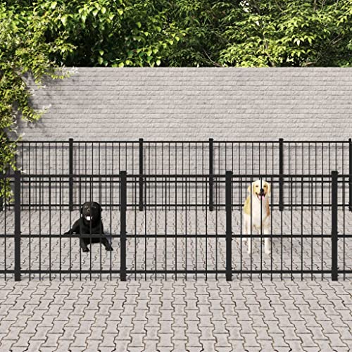 Pet Supplies Outdoor Hundehütte Stahl 18,82 m Tiere & Haustierbedarf von AJJHUUKI