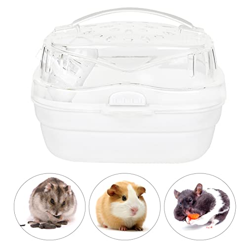 Moonlight e Hamster-Tragetasche – Tragbare, Leichte Kleine Tier-Tragetasche für Reisen – Ideal für Hamster-Reisen Im Freien (White) von AKLOSIPY