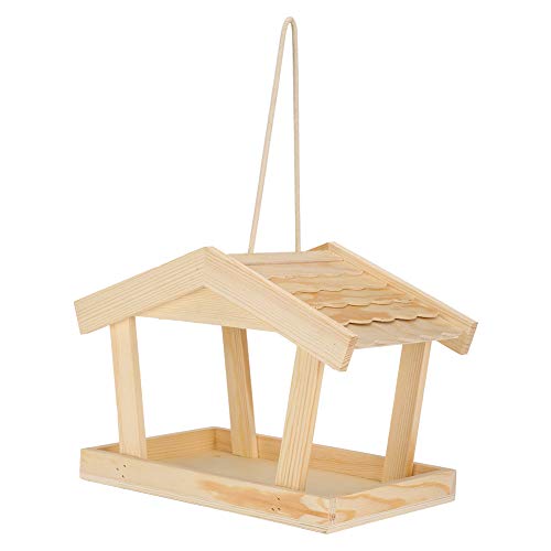 Vogelhaus aus Holz, Sm Outdoor Garden Bird Ting Box – Vogelhaus aus Holz für Haustierlagen, Gartendekoration und Wildvögel – für Vogelliebhaber und Gartenbegeisterte von AKLOSIPY